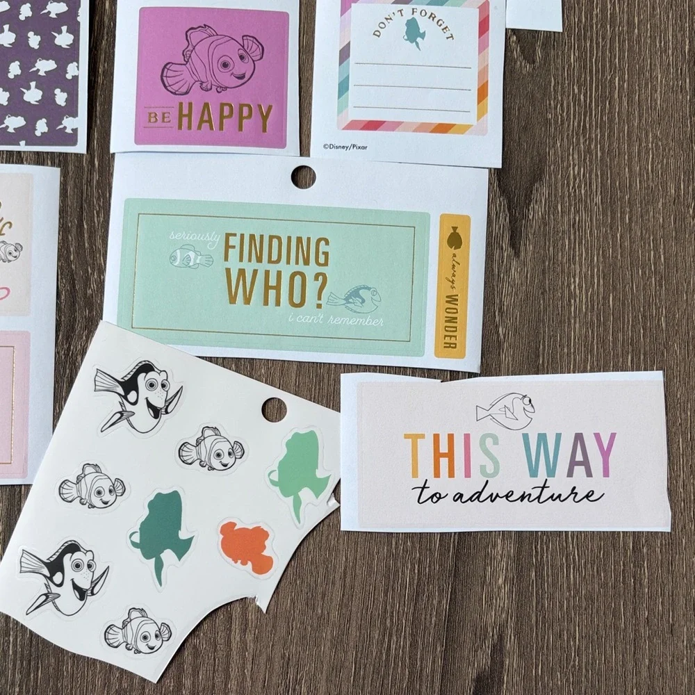 ❤️ $4 Disney Finding Nemo Not So Mystery Happy Planner Sticker Set